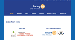 Desktop Screenshot of goldenrotary.org